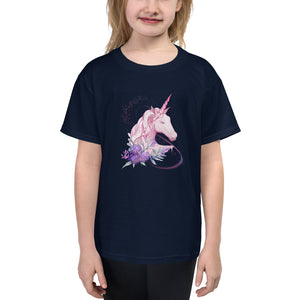 'Pink Unicorn' Youth Short Sleeve T-Shirt