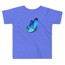 Load image into Gallery viewer, &#39;Blue Butterfly&#39; Toddler Short Sleeve Tee
