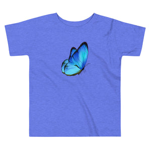 'Blue Butterfly' Toddler Short Sleeve Tee