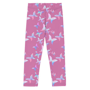 'Pink Butterfly' Kid's Leggings