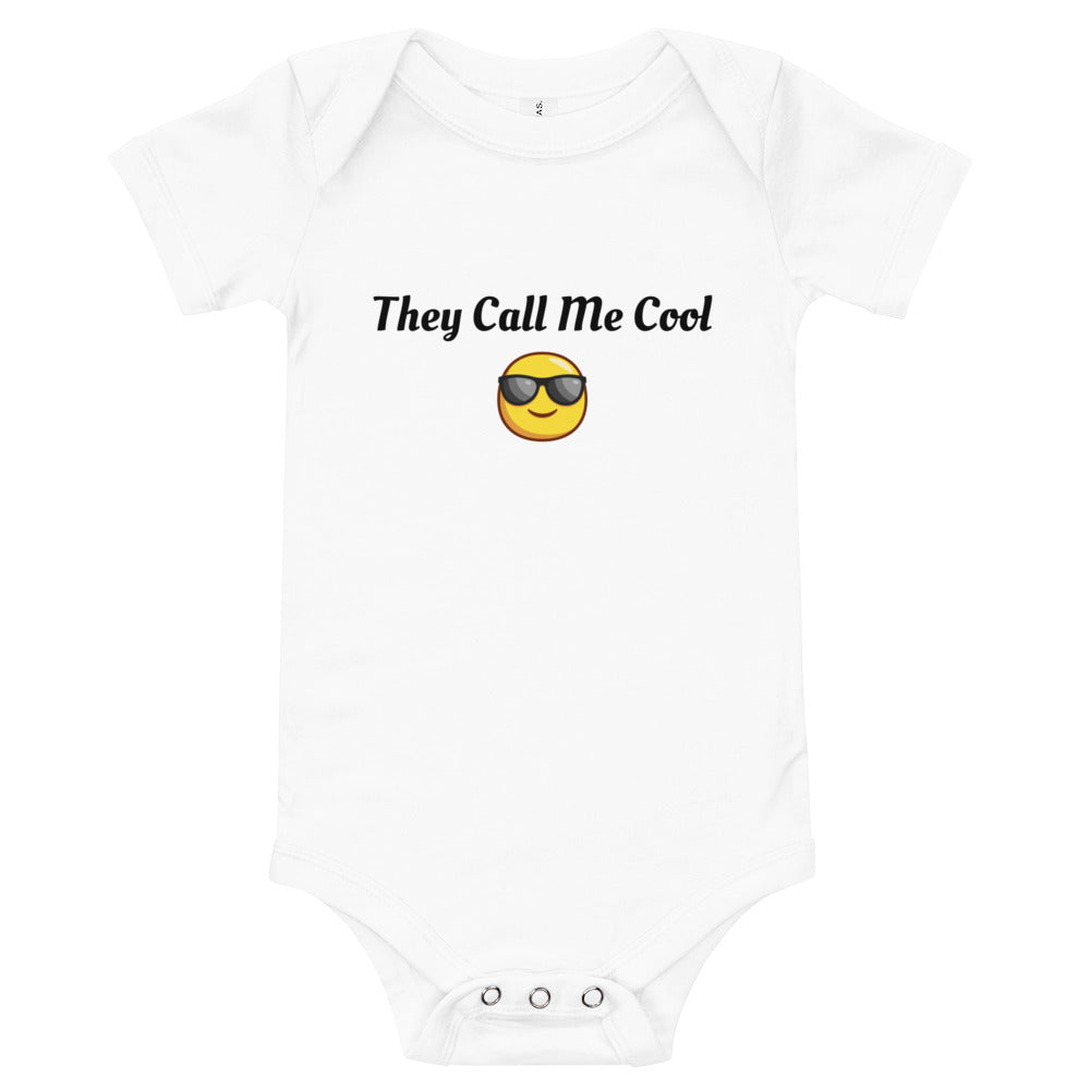 'They Call Me Cool' Infant Print Onesie