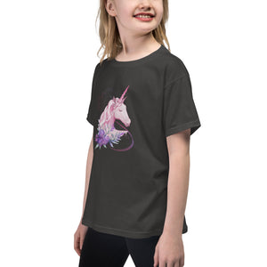 'Pink Unicorn' Youth Short Sleeve T-Shirt