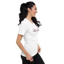 Load image into Gallery viewer, Lulu&#39;s Luxuries Unisex Short Sleeve V-Neck Tee
