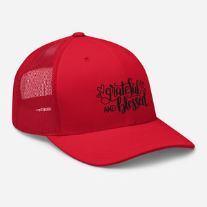 'Grateful & Blessed' Trucker Cap