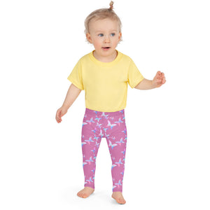 'Pink Butterfly' Kid's Leggings