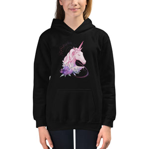 'Pink Unicorn' Kids Hoodie