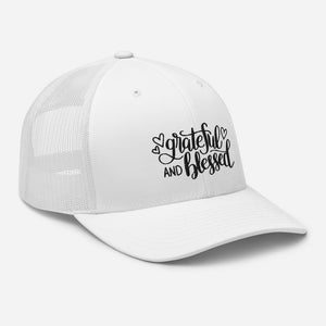 'Grateful & Blessed' Trucker Cap