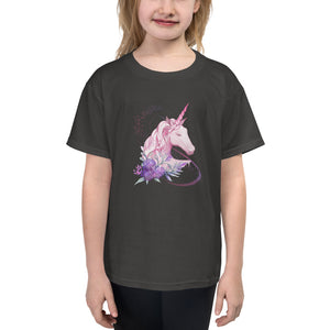 'Pink Unicorn' Youth Short Sleeve T-Shirt