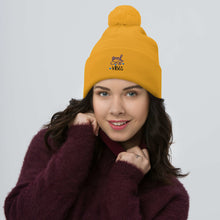 Load image into Gallery viewer, &#39;Good Vibes&#39; Pom-Pom Beanie
