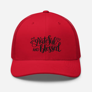 'Grateful & Blessed' Trucker Cap