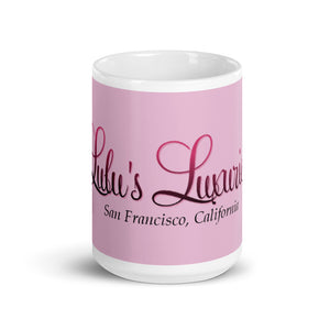 'Lulu's Luxuries Pink' Mug