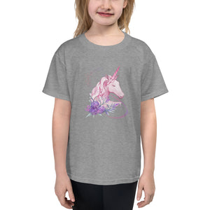 'Pink Unicorn' Youth Short Sleeve T-Shirt