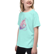 Load image into Gallery viewer, &#39;Pink Unicorn&#39; Youth Short Sleeve T-Shirt
