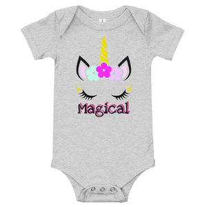 'Magical' Unicorn Baby Onesie