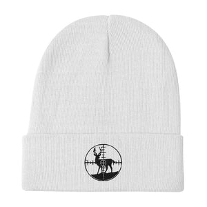 'On Target Deer' Embroidered Beanie