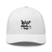 Load image into Gallery viewer, &#39;Wife Mom Boss&#39; Trucker Cap
