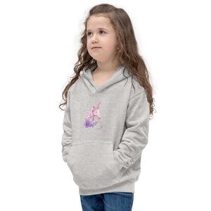 'Pink Unicorn' Kids Hoodie