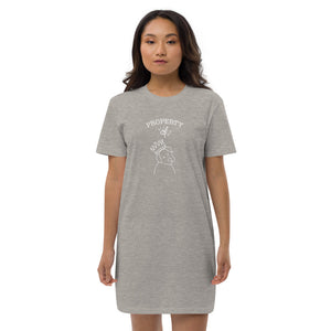 'Property of My Dog' Organic Cotton Shirt Dress