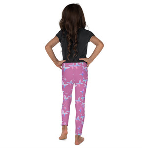 'Pink Butterfly' Kid's Leggings