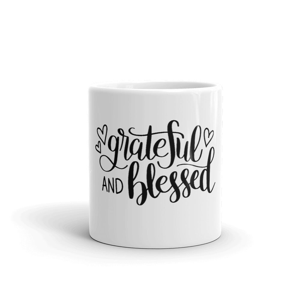 'Grateful & Blessed' Mug