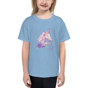 'Pink Unicorn' Youth Short Sleeve T-Shirt