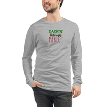 Load image into Gallery viewer, &#39;Dashing Through Merlot&#39; Unisex Long Sleeve Tee
