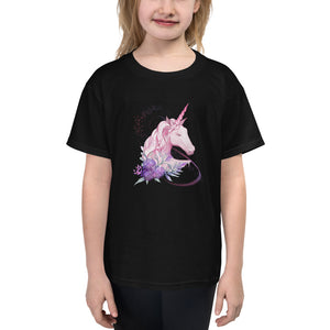 'Pink Unicorn' Youth Short Sleeve T-Shirt