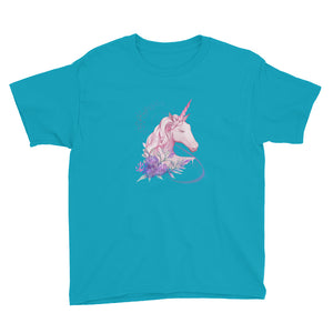 'Pink Unicorn' Youth Short Sleeve T-Shirt