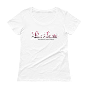 'Lulu's Luxuries' Ladies' Scoopneck T-Shirt