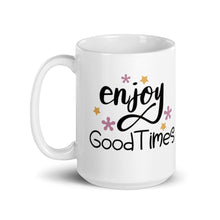 Load image into Gallery viewer, &#39;Enjoy Good Times, Vibes, Coffee&#39; Mug
