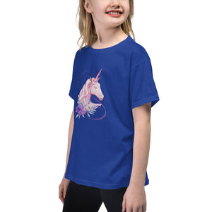 'Pink Unicorn' Youth Short Sleeve T-Shirt