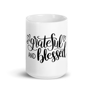 'Grateful & Blessed' Mug