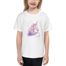 Load image into Gallery viewer, &#39;Pink Unicorn&#39; Youth Short Sleeve T-Shirt
