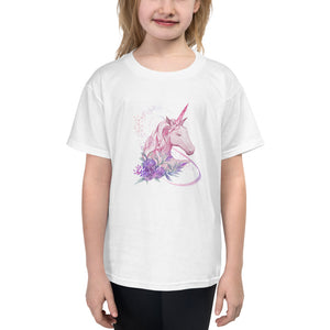 'Pink Unicorn' Youth Short Sleeve T-Shirt