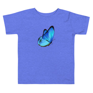 'Blue Butterfly' Toddler Short Sleeve Tee