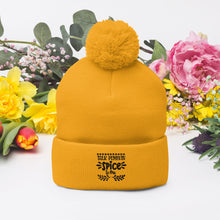 Load image into Gallery viewer, &#39;Talk Pumpkin Spice To Me&#39; Unisex Pom-Pom Beanie
