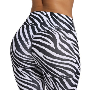 Women's Elastic Animal Print Sport Leggings