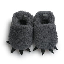 Load image into Gallery viewer, Infant &#39;Monster Claw&#39; Moccasin Slippers
