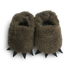 Load image into Gallery viewer, Infant &#39;Monster Claw&#39; Moccasin Slippers
