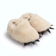 Load image into Gallery viewer, Infant &#39;Monster Claw&#39; Moccasin Slippers
