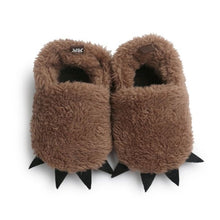 Load image into Gallery viewer, Infant &#39;Monster Claw&#39; Moccasin Slippers
