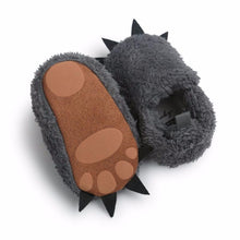 Load image into Gallery viewer, Infant &#39;Monster Claw&#39; Moccasin Slippers
