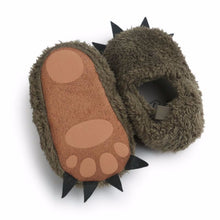 Load image into Gallery viewer, Infant &#39;Monster Claw&#39; Moccasin Slippers
