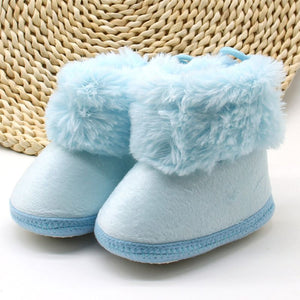 Fuzzy Infant Soft Sole Boots