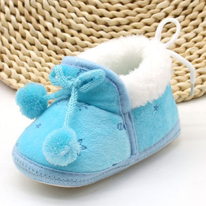 Fuzzy Infant Soft Sole Boots