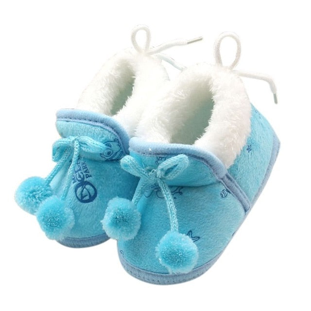 Fuzzy Infant Soft Sole Boots