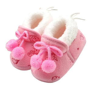 Fuzzy Infant Soft Sole Boots