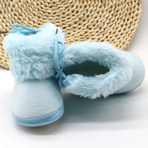 Fuzzy Infant Soft Sole Boots