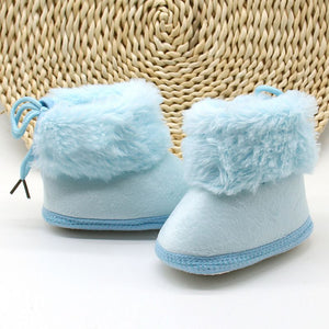 Fuzzy Infant Soft Sole Boots