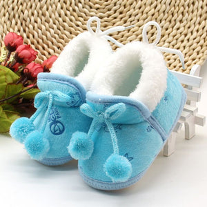 Fuzzy Infant Soft Sole Boots